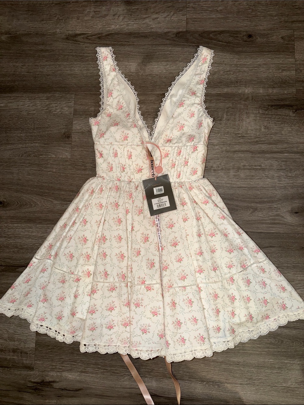🇺🇸Firm Price🇺🇸house of CB SALMA Rose Print Mini Dress - Picture 13 of 16